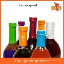 2015 newest beautiful plastic bottle cap seal for wine